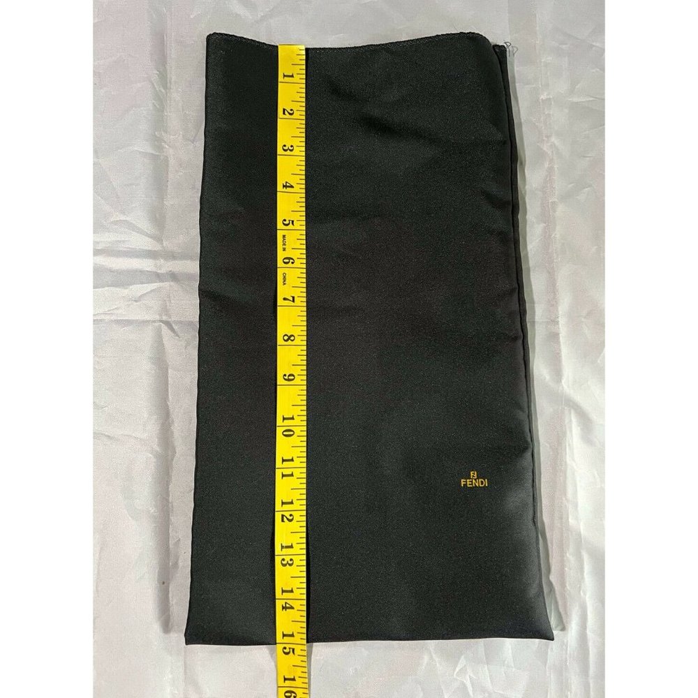 Fendi Storage Drawstring Dust Bag Polyester Black… - image 1